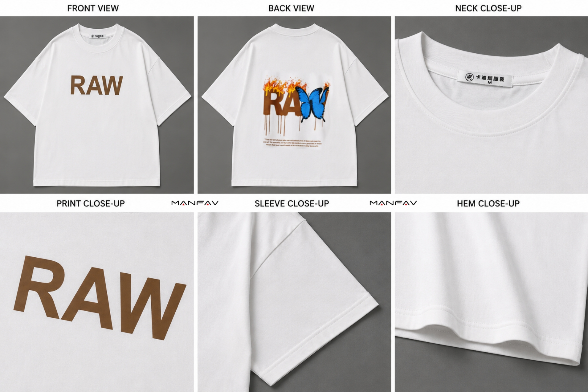 Drop Shoulder T-Shirt for men | White
