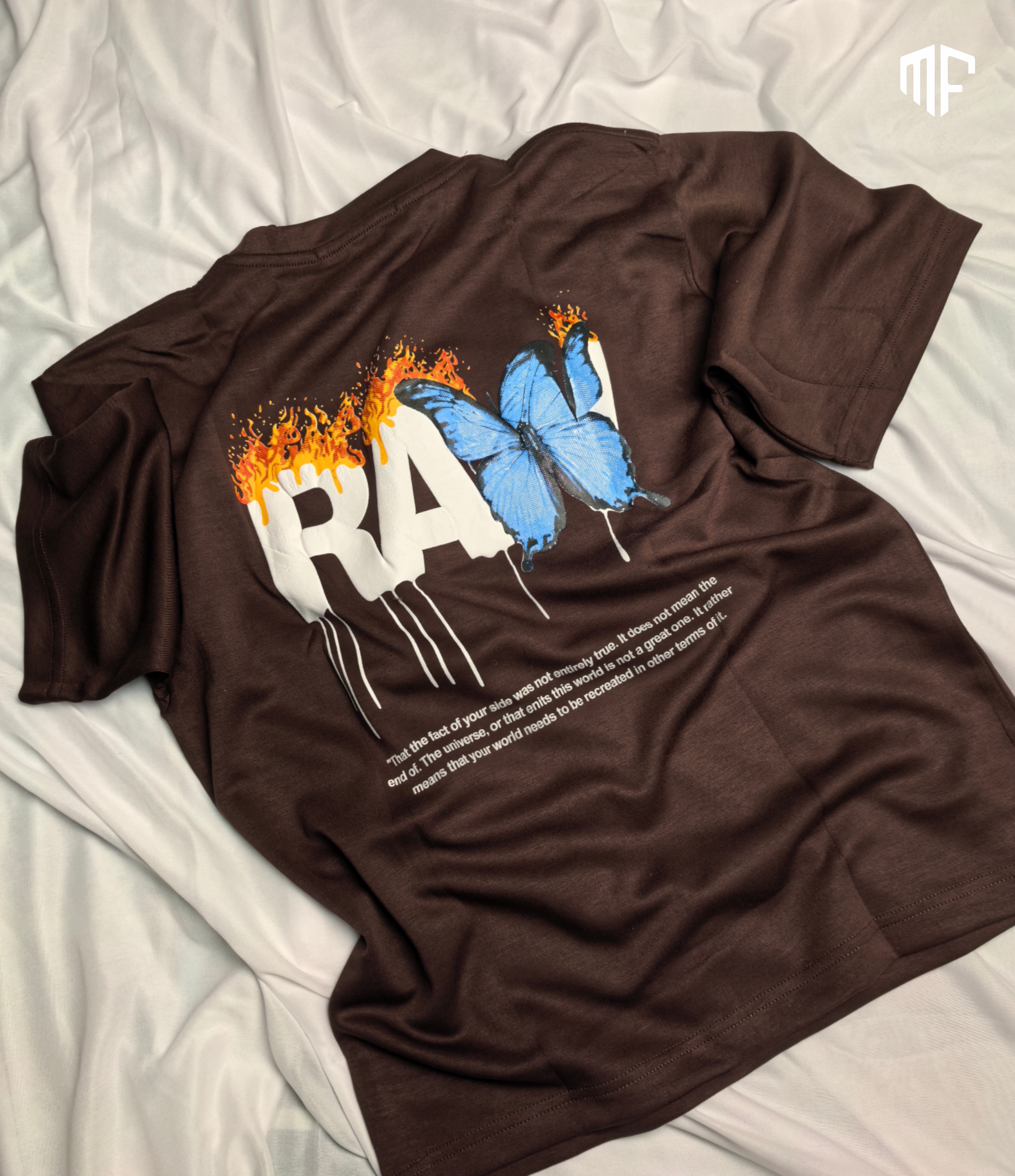 Drop Shoulder T-shirt for Men | Coffe